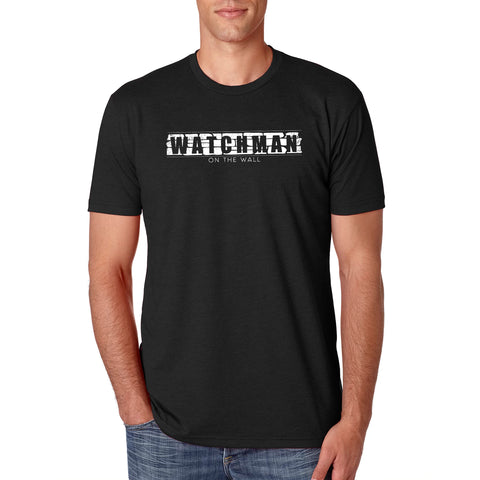 Watchman T-shirt (front only) Black